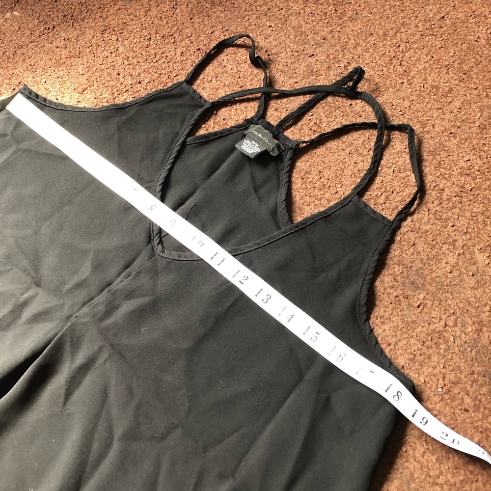 Streetwear Society Black Asymmetrical Backless Camisole - Picture 6 of 8